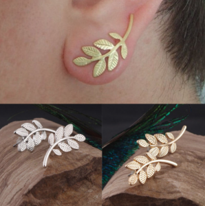 leaf oorbellen